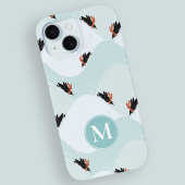 Speelse Pinguïns Glijden op Sneeuwpatroon Case-Mate iPhone Case