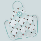 Speelse Pinguïns Glijden op Sneeuwpatroon Schort