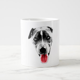Speelse Pit Mix Rode Tong Coffee Mok