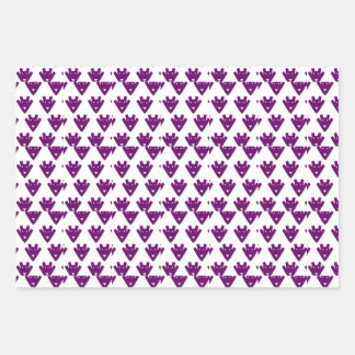 Speelse Pixel Gezichten – Retro-Geïnspireerde Geom Inpakpapier Vel