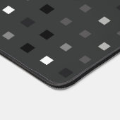 Speelse pixels Controleer het grijze zwarte patroo Bureaumat (Hoek)