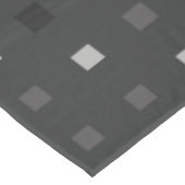 Speelse pixels Controleer het grijze zwarte patroo Tafelkleed (Gekanteld)