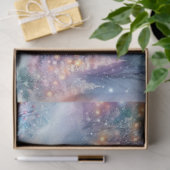 Speelse Polar Beer Woodland Sledding Decoupage Tissuepapier (Geschenk)