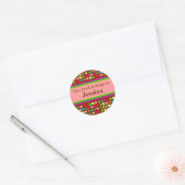 Speelse Polka Dots Book Label (Envelop)