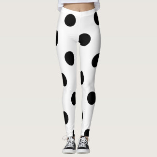 Speelse Polka Dots: Comfortabele en stijlvolle Leg Leggings