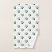 Speelse Polka Dots Groen Bad Handdoek (Handdoek)