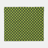 Speelse Polka Dots | PD-01 | Fleece Deken (Voorkant (Horizontaal))
