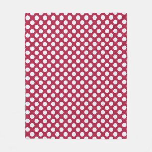 Speelse Polka Dots   PD-03   Fleece Deken