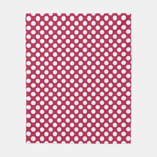 Speelse Polka Dots | PD-03 | Fleece Deken (Voorkant)