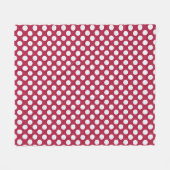 Speelse Polka Dots | PD-03 | Fleece Deken (Voorkant (Horizontaal))
