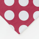 Speelse Polka Dots | PD-03 | Fleece Deken (Hoek)