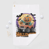 speelse pompoen golfhanddoek (Insitu)