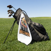 speelse pompoen golfhanddoek (Groen)