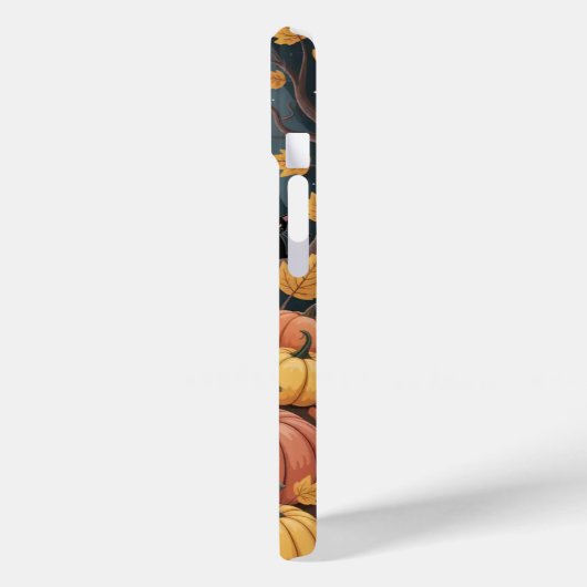 Speelse Pompoen Oogst Maan iPhone / iPad case (Achterkant / Links)