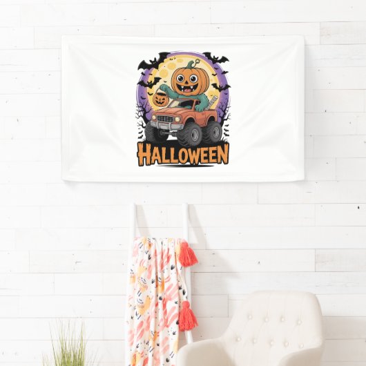 speelse pompoen spandoek (Insitu)