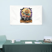 speelse pompoen spandoek (Beurs)