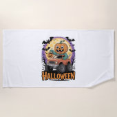 speelse pompoen strandlaken (Voorkant)