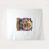 speelse pompoen wandkleed (Voorkant (horizontaal))