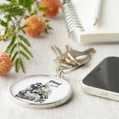 Speelse Pootjes: de vreugdevolle achtervolging van Sleutelhanger (Zijkant)