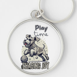 Speelse Pootjes: de vreugdevolle achtervolging van Sleutelhanger