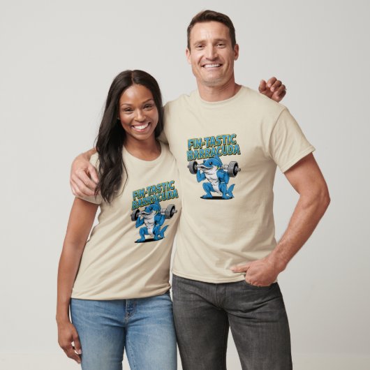Speelse Predators: Grappige Barracuda Design T-shirt (Unisex)