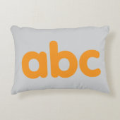 Speelse primaire ABC kussen (Voorkant)