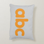 Speelse primaire ABC kussen (Achterkant (Verticaal))