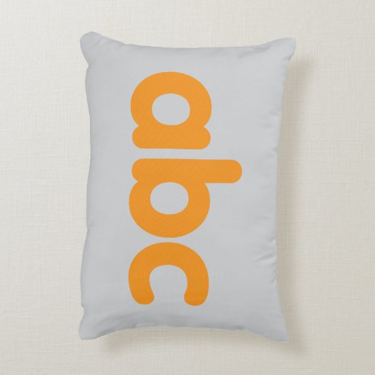 Speelse primaire ABC kussen (Achterkant (Verticaal))