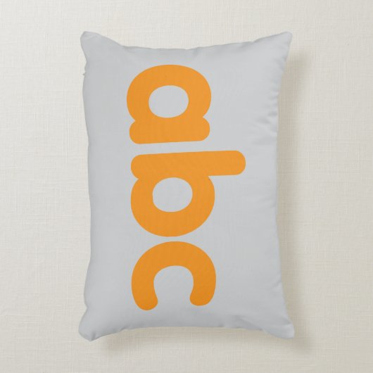 Speelse primaire ABC kussen (Voorkant(Verticaal))