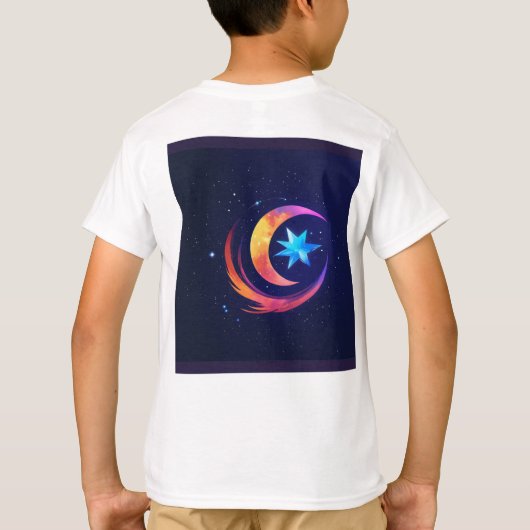 "Speelse Prints: Stijlvolle Jongens T-shirts Colle (Achterkant)