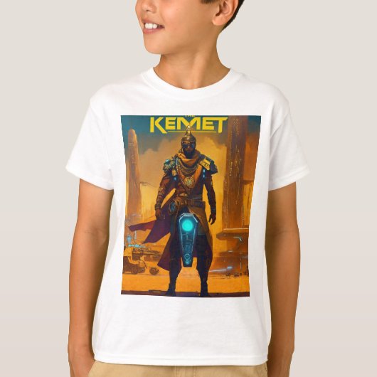 "Speelse Prints: Stijlvolle Jongens T-shirts Colle (Voorkant)