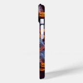 Speelse Pumpkin Ghost Halloween iPhone / iPad case (Achterkant / Links)