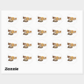 Speelse Puppies Sticker – Cute Cartoon Hond Ontwer (Vel)