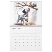 Speelse Puppies twaalf maanden Kalender (Jan 2027)