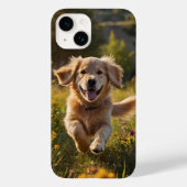 Speelse puppy in de wei Case-Mate iPhone case (Achterkant)