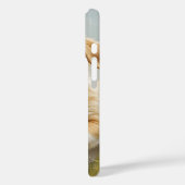 Speelse Puppy in het veld iPhone / iPad case (Achterkant / Links)