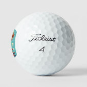 Speelse Puppy Klassieke Speelkaarten Golfballen (Logo)
