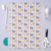 Speelse Puppy & Poot Patroon Tissuepapier (Craft)