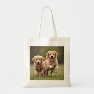 Speelse Puppy Retriever Eco Bag Tote Bag