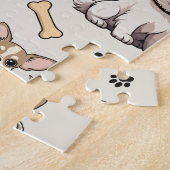 Speelse Puppyparel Legpuzzel (Zijkant)