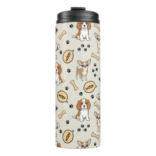 Speelse Puppyparel Thermosbeker