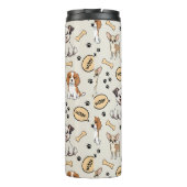Speelse Puppyparel Thermosbeker (Achterkant)