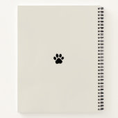 Speelse Puppytentoonstelling Notitieboek (Achterkant)