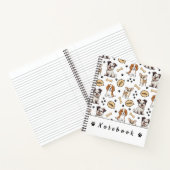 Speelse Puppytentoonstelling Notitieboek (Binnen)
