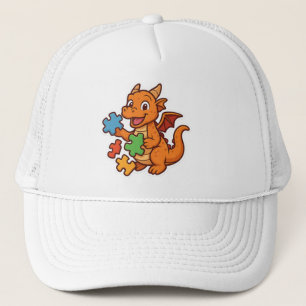 Speelse Puzzel Draken Trucker Pet
