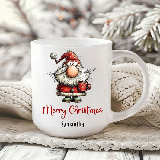 Speelse Quirky Kerstman Grappige Koffiemok