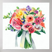 Speelse regenboog, begeleiders boeket (D) Poster (Voorkant)