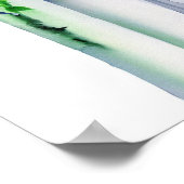 Speelse regenboog, bruids cascading boeket 2, poster (Hoek)