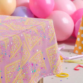 Speelse Retro Fairy Brood Patroon Party Tafelkleed