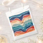 Speelse Retro Regenboog Strepen voor Custom Produc Bedankzakje (Geknipt)